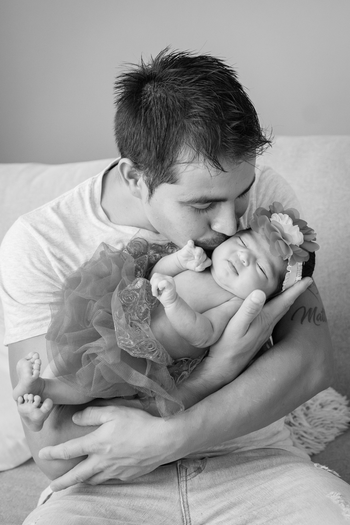 Newborn at-home photograph 1