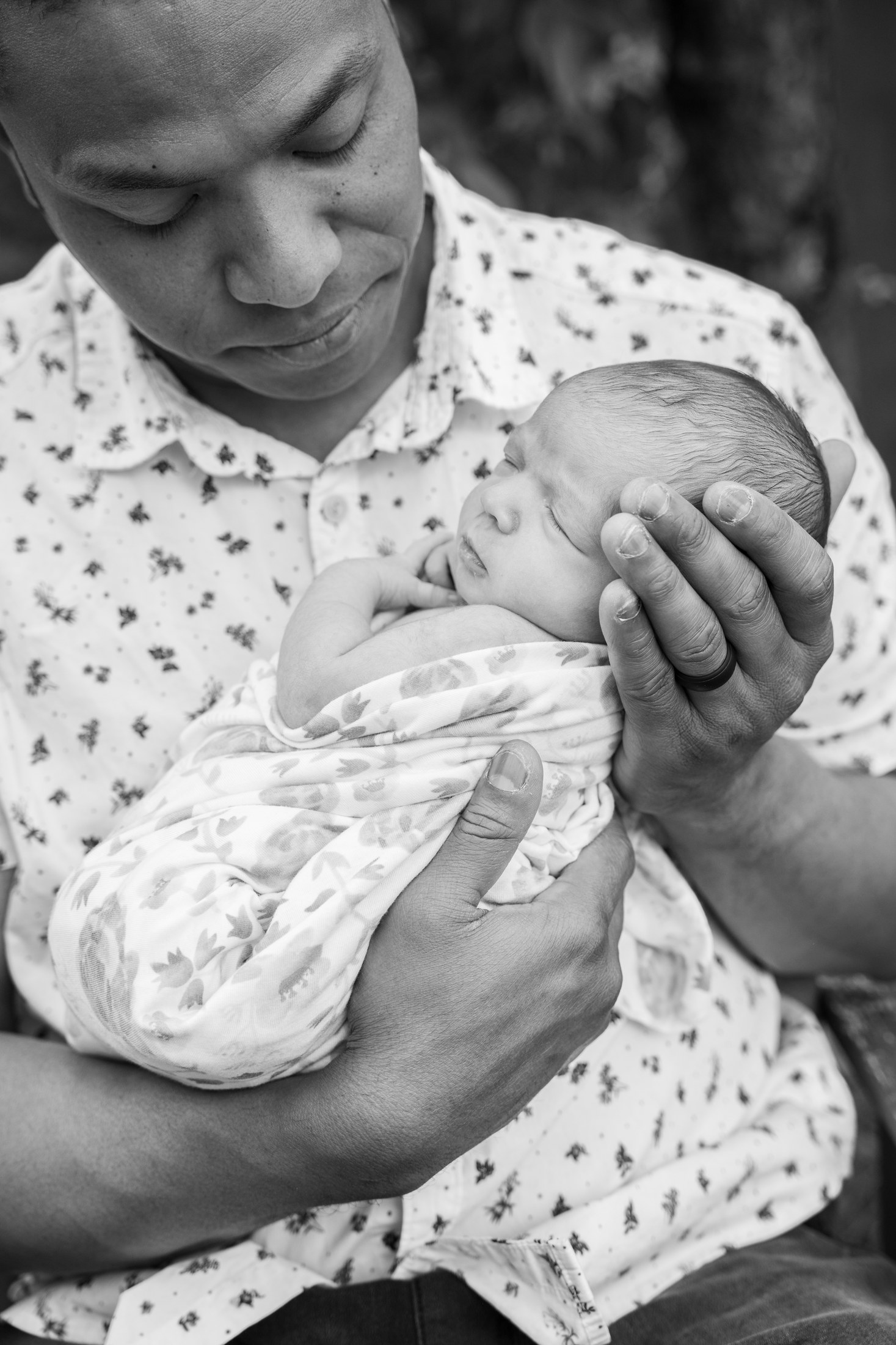 Newborn at-home photograph 2