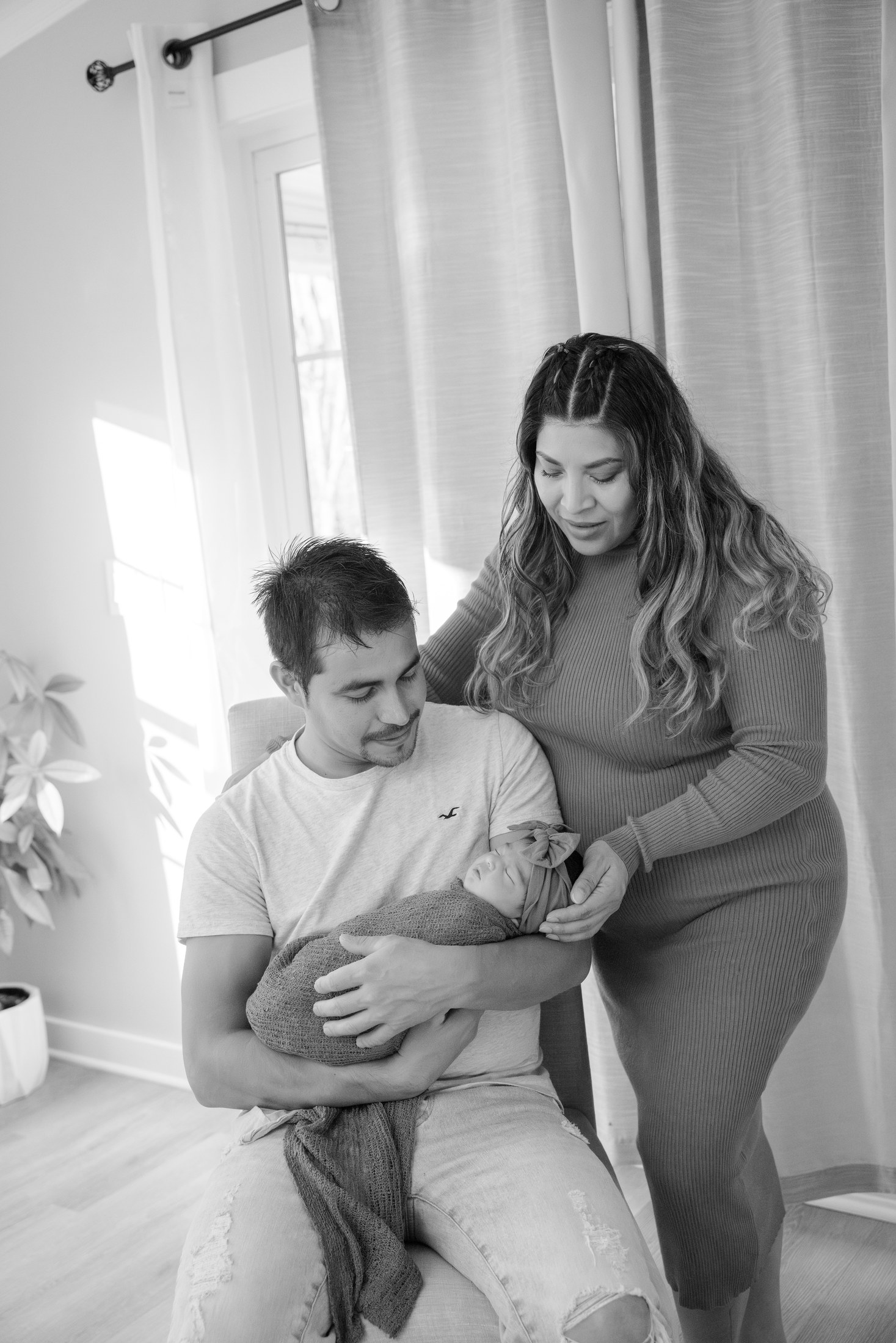Newborn at-home photograph 5